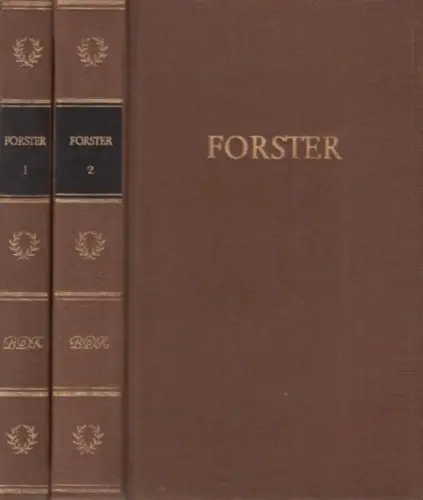 Buch: Forsters Werke in zwei Bänden, Forster, Georg. 2 Bände, 1983, Aufbau, BDK
