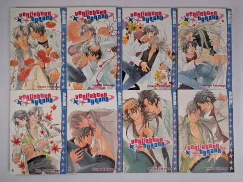 Manga: Verliebter Tyrann 1-8, Hinako Takanaga, Tokyopop, gebraucht, sehr gut