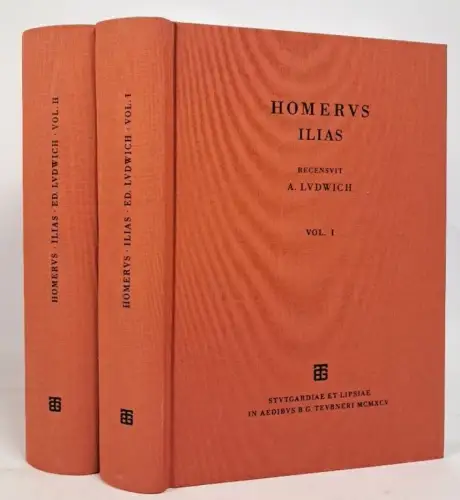 Buch: Homerus Ilias Vol. I. + II., Homer, 1995, Teubner, 2 Bände, wie neu!