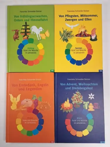 Buch: Frühling, Sommer, Herbst, Winter (4 Bände), Franziska Schneider-Stotzer