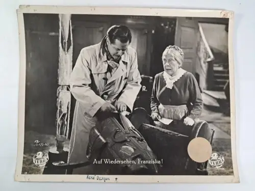 Fotografie: Auf Wiedersehen, Franziska! Rene Deltgen. Terra, Schwarzweißfoto