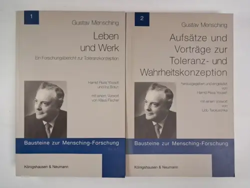 Buch: Bausteine zur Mensching-Forschung 1+2, Yousefi & Braun, 2002, 2 Bände