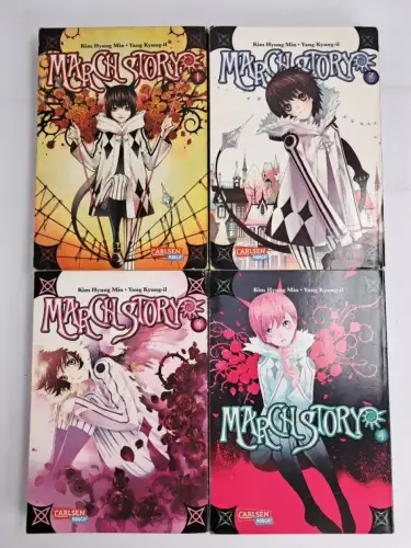 4 Mangas: March Story 1-4, Kim Hyung Min &  Yang Kyung-Il, Carlsen, 4 Bände