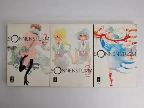 3 Mangas: Sonnensturm 2-4, Yuiji Aniya, Egmont Manga, gebraucht, sehr gut