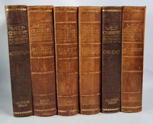 Buch: Ullsteins Weltgeschichte, 6 Bände, Julius von Pflugk-Harttung, 1910