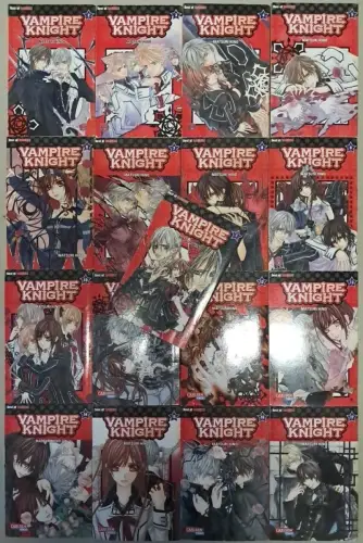 Manga: Vampire Knight 1-17, Matsuri Hino, Carlsen, Daisuki, Shojo, 17 Bände