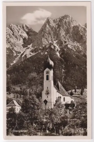 AK Obergrainau, 1936, B. Johannes, gelaufen, Postkarte, Fotokarte, Ansichtskarte