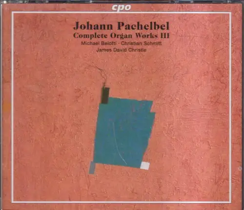 CD-Box: Johann Pachelbel, Complete Organ Works III, 2019, Musik, Klassik, 3 CDs