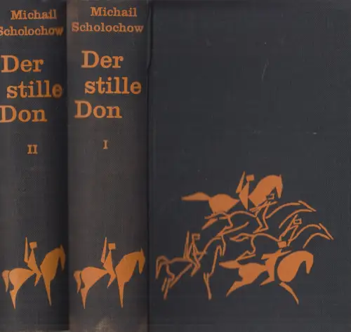 Buch: Der stille Don. 2 Bände, Michail Scholochow, 1959, Büchergilde Gutenberg