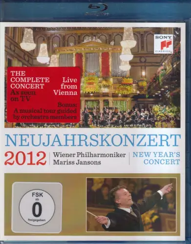 Blu-ray: Neujahrskonzert 2012, Wiener Philharmoniker, Mariss Jansons, Klassik