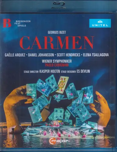 Blu-ray: Carmen, 2017, Georges Bizet, Bregenzer Festspiele, Musik, Oper, Unitel