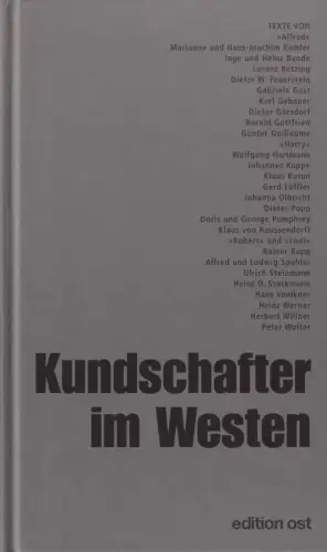 Buch: Kundschafter im Westen, Klaus, Eichner, 2003, Das Neue Berlin, sehr gut