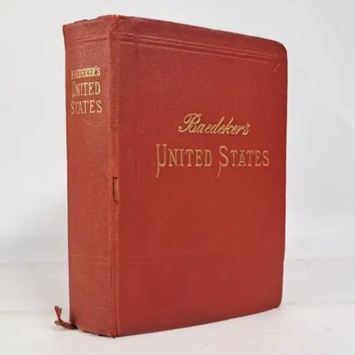 Buch: United States, Mexico, Cuba, Porto Rico and Alaska. 1909, Karl Baedeker