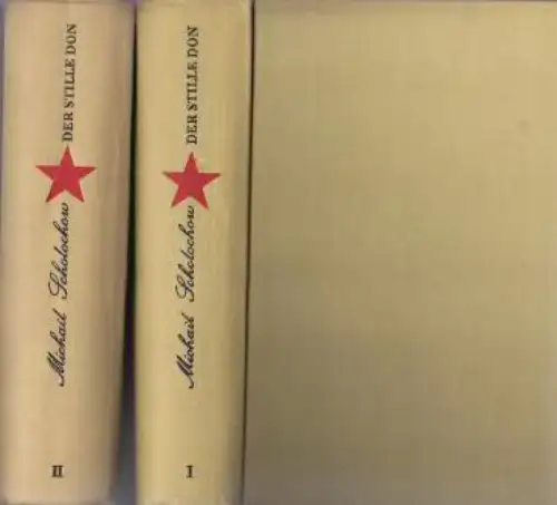 Buch: Der stille Don, Scholochow, Michail. 2 Bände, 1962, Verlag Volk und Welt