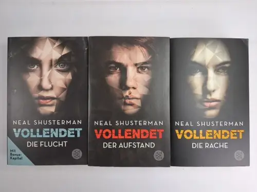 Buch: Unvollendet 1-3 - Flucht, Aufstand, Rache. Neal Shusterman, Fischer, 3 Bde