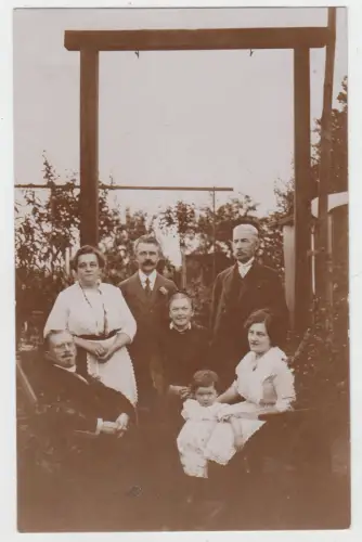 AK Familienfoto um 1900, Postkarte, ungelaufen, Fotografie, vintage,