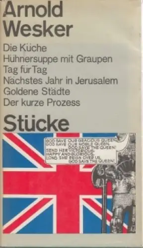 Buch: Stücke, Wesker, Arnold. 1970, Verlag Volk und Welt, gebraucht, gut