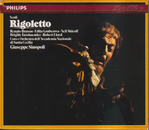 Doppel-CD: Giuseppe Verdi, Rigoletto, 1984, Musik, Klassik, Oper, Philips
