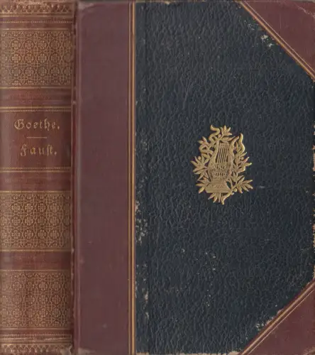 Buch: Goethes Faust. Erster und zweiter Teil, 1889, Verlag Carl Krabbe