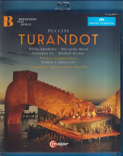 Blu-ray: Turandot, 2015, Giacomo Puccini, Bregenzer Festspiele, Unitel Classica