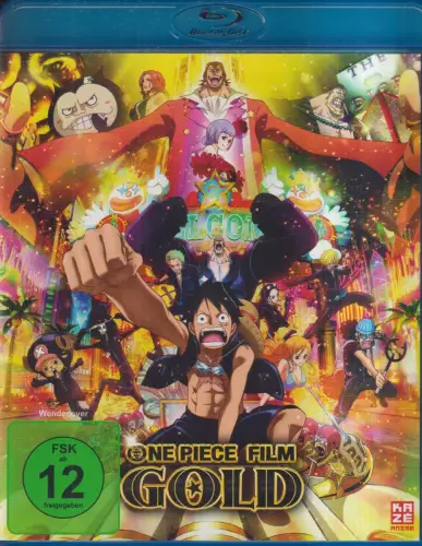 Blu-ray: One Piece - Gold, 2017, Kaze Anime, Film, gebraucht, sehr gut