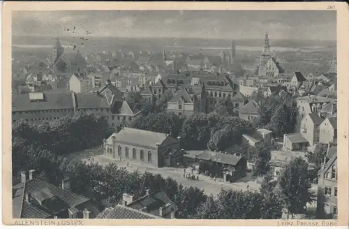 AK Allenstein in Ostpreußen. Feldpostkarte, ca. 1916, J. F. Lehmanns Verlag