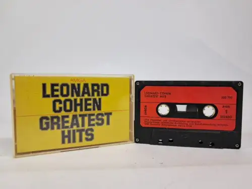 MC: Leonard Cohen - Greatest Hits, 1979, Amiga - 055 790, Folk Rock, Ballad