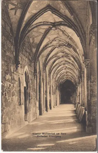 AK Kloster Waldenried am Harz. Eifacher Kreuzgang, ca. 1918, Stengel & Co.