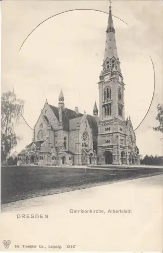 AK Dresden. Garnisonkirche, Albertstadt, um 1900, Dr. Trenkler Co., ungelaufen