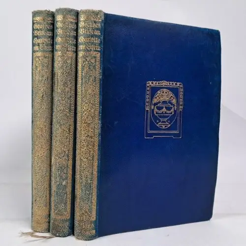 Buch: Goethes Briefe an Charlotte von Stein, J. Petersen, 1908, Insel, 3 Bände