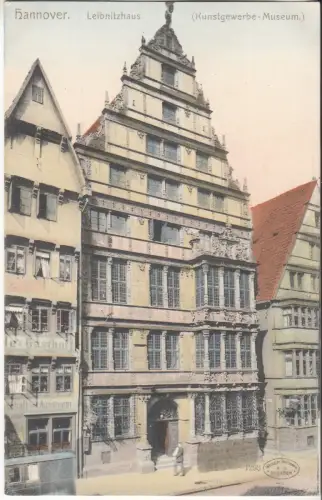 AK Hannover. Leibnitzhaus. Kunstgewebe-Museum, ca. 1910, Wilhelm Hoffmann