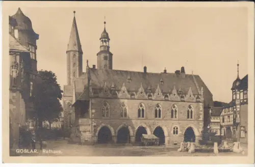 AK Goslar. Rathaus, ca. 1911, Postkarte, gelaufen, gebraucht, gut