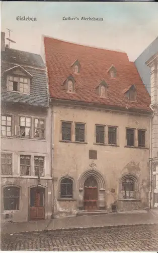 AK Eisleben. Luther's Sterbehaus, Carl H. Odemar, Postkarte, ungelaufen