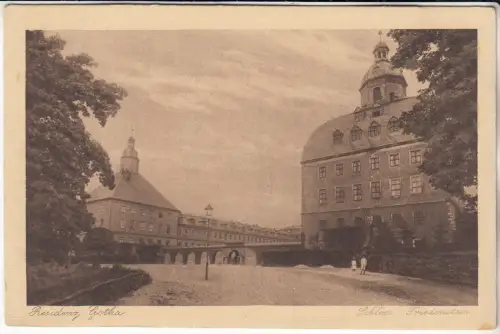 AK Residenz Gotha. Schloss Friedenstein, ca. 1924, Albert Horn, Postkarte