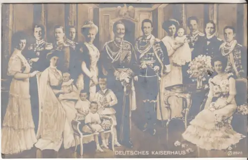 AK Deutsche Kaiserhaus, Anfang 20. Jahrhundert, Postkarte, Fotokarte, ungelaufen