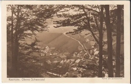 AK Katzhütte, Oberes Schwarzatal, Jul. Siegerschmid, Postkarte, ungelaufen