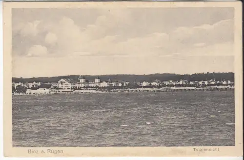 AK Binz a. Rügen. Totalansicht, ca. 1925, J. Putzenius, Postkarte, ungelaufen