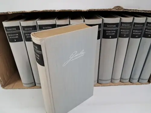 Buch: Johann Wolfgang von Goethe - Berliner Ausgabe Band 1-12, Aufbau Verlag