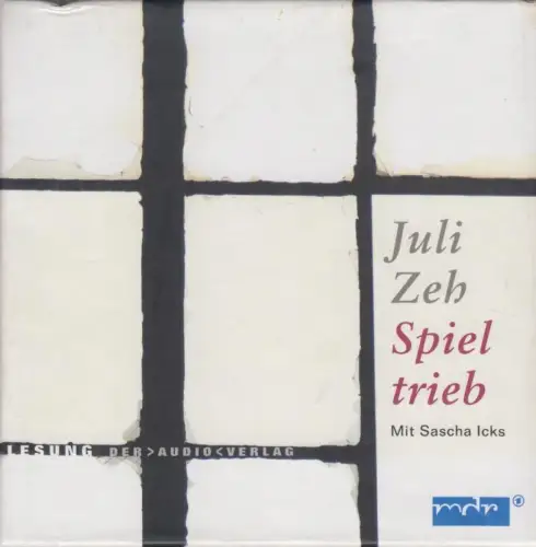 CD-Box: Juli Zeh - Spieltrieb. Lesung mit Sascha Icks, 4 CDs, Hörbuch