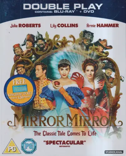 Blu-ray: Mirror, Mirror, 2012, Julia Roberts u.a., Schneewittchen, mit DVD