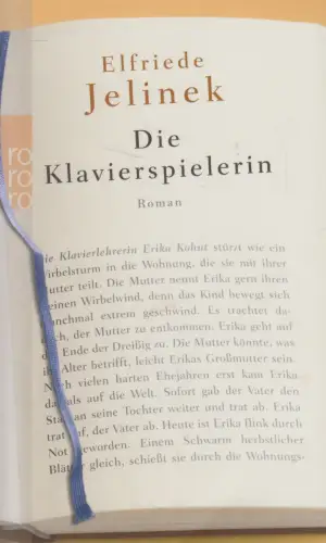 Buch: Die Klavierspielerin, Elfriede Jelinek, 2006, Rowohlt Taschenbuch Verlag