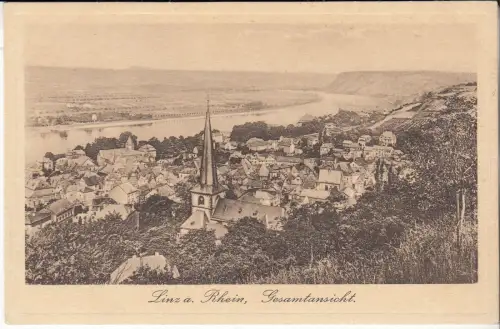 AK Linz a. Rhein, Gesamtansicht, ca. 1926, Brückmann, Postkarte, ungelaufen