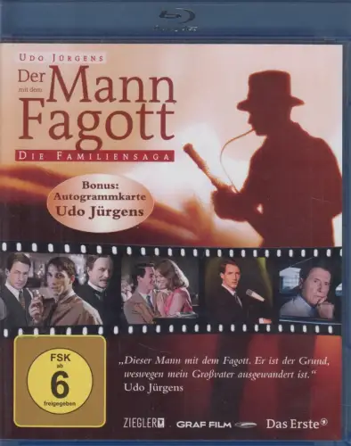 Blu-ray: Der Mann mit dem Fagott, 2011. Udo Jürgens, Film, gebraucht, sehr gut