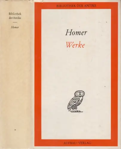 Buch: Homer - Werke Band 1: Ilias, 1971, Bibliothek der Antike, Aufbau Verlag