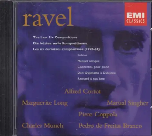 CD: Maurice Ravel, Die letzten sechs Kompositionen, 1995, EMI Classic, Klassik