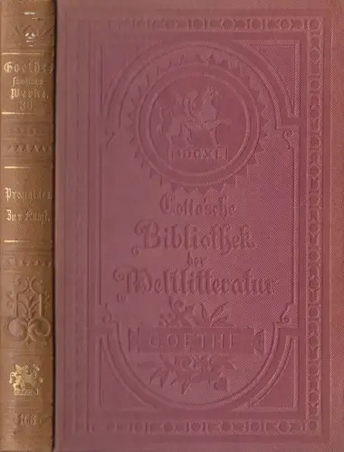 Buch: Goethe - Sämtliche Werke Band 30, Cotta'sche Bibliothek der Weltliteratur