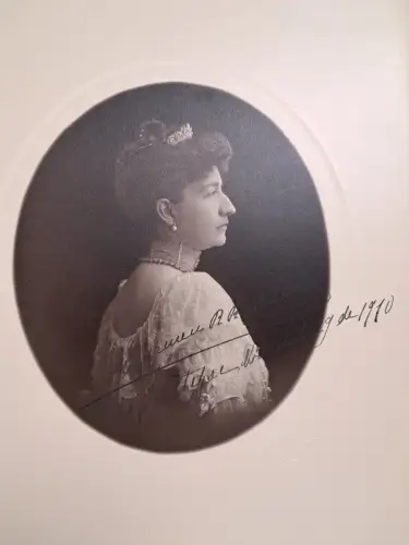 Fotografie Atelier Valleto Mexiko - Carmen Romero Rubio de Díaz 1910, signiert!