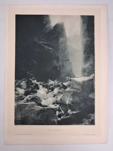 Photogravure: Der Engpass, Hermine Laukota, um 1980, Richard Paulussen