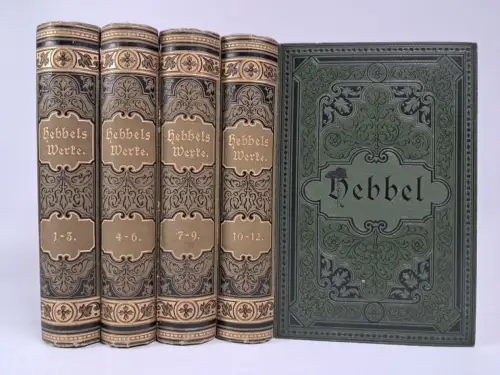 Buch: Friedrich Hebbels Sämtliche Werke in zwölf Bänden, Reclam, 12 in 4 Bänden