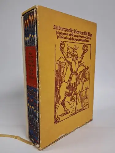 Buch: Ein kurtzweilig lesen von Dil Ulenspiegel, 1979, Insel, Faksimileausgabe